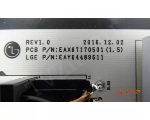 EAX67170501(1.5) LG 65SJ950V EAX67170501(1.5) LG 65SJ950V