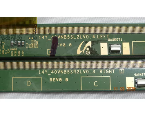 Планки матрицы 14Y_40VNB5SR2LV0.3 14Y_40VNB5SL2LV0.4