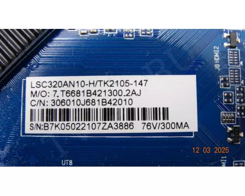CV6681-B42 TELEFUNKEN TF-LED32S89T2S