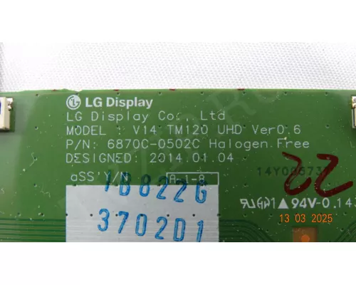 6870C-0502C LG 49UB850V 6870C-0502C LG 49UB850V