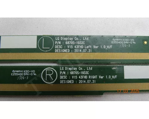 6870S-1932C 6870S-1933C LG 43LJ510V 6870S-1932C 6870S-1933C LG 43LJ510V