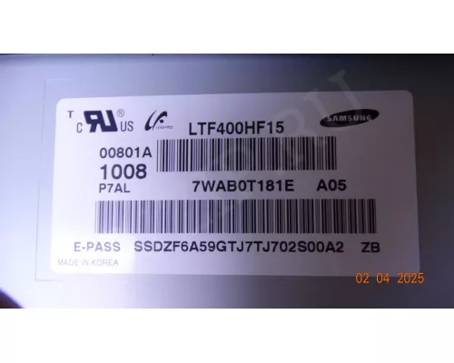 S120APM4C4LV0.4 SAMSUNG LE40C650L1W