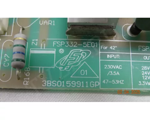 FSP332-5E01 SHARP LC-42WD1RU FSP332-5E01 SHARP LC-42WD1RU