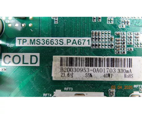 TP.MS3663S.PA671 ВИТЯЗЬ 24LH0201 TP.MS3663S.PA671 ВИТЯЗЬ 24LH0201
