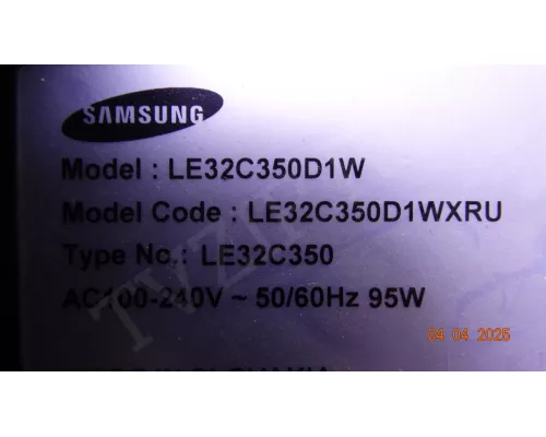 T-MSX5DEUS-1001.0 BN94-02670P SAMSUNG LE32C350D1W следы залития T-MSX5DEUS-1001.0 BN94-02670P SAMSUNG LE32C350D1W следы залития