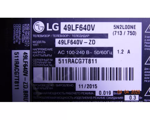 EAX66207203(1.0) EBU62988414 LG 49LF640V EAX66207203(1.0) EBU62988414 LG 49LF640V