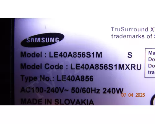 SSI400_22A01 REV0.3 SAMSUNG LE40A856S1M