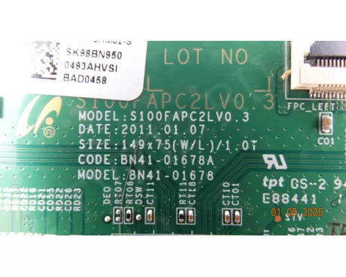 BN41-01678A SAMSUNG UE40D5000PW BN41-01678A SAMSUNG UE40D5000PW