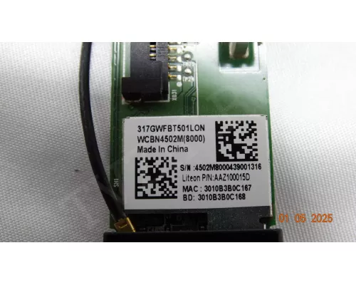 Wi-Fi с кнопкой включения 317GWFBT501LON PHILIPS 48PFS8109/60
