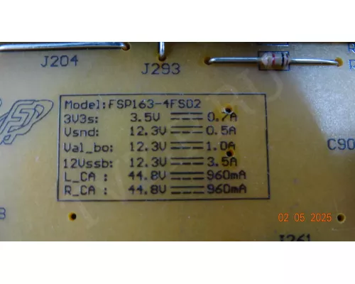 FSP163-4FS02 PHILIPS 40PFL8008S/60 FSP163-4FS02 PHILIPS 40PFL8008S/60