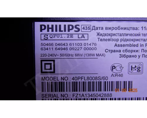 13Y_SNB240LABC4LV0.0 PHILIPS 40PFL8008S/60 13Y_SNB240LABC4LV0.0 PHILIPS 40PFL8008S/60
