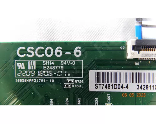 ST7461D04-4 CSC06-6 XIAOMI L75M9-SP ST7461D04-4 CSC06-6 XIAOMI L75M9-SP