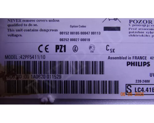 3104 303 50161 PHILIPS 42PF5411/10 3104 303 50161 PHILIPS 42PF5411/10