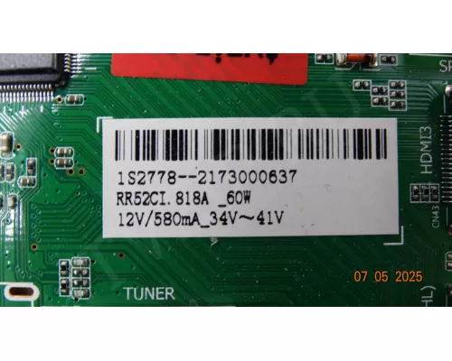RR52CI.818A BBK 32LEM-1054/T2C RR52CI.818A BBK 32LEM-1054/T2C
