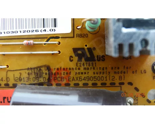 EAX64905001(2.8) LG 32LB530U EAX64905001(2.8) LG 32LB530U