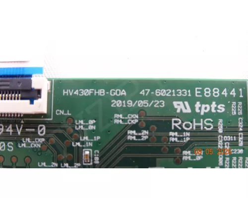 HV430FHB-G0A 47-6021331 PHILIPS 43PFS6825/60 HV430FHB-G0A 47-6021331 PHILIPS 43PFS6825/60