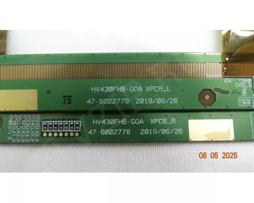 HV430FHB-G0A 47-6002778 47-6002779 PHILIPS 43PFS6825/60 HV430FHB-G0A 47-6002778 47-6002779 PHILIPS 43PFS6825/60