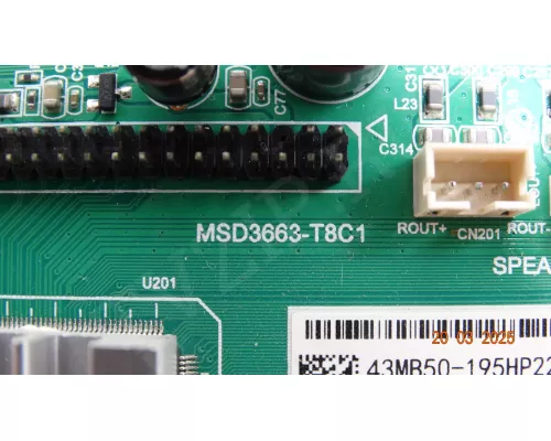 MSD3663-T8C1 AOC 43M3083/60S поломан разъем питания MSD3663-T8C1 AOC 43M3083/60S поломан разъем питания