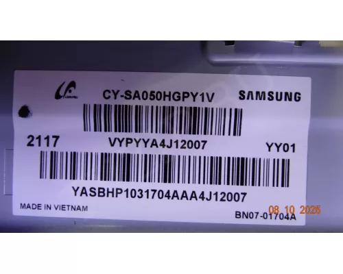 BN41-02844A BN94-16765H SAMSUNG UE50AU8000U
