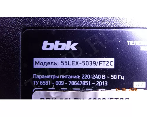 16Y_FF11BMA4C2LV0.3 BBK 55LEX-5039/FT2C