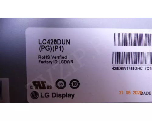 6916L-1455B 6916L-1457B 6916L-1456B 6916L-1458B PHILIPS 42PFT6309/60 нет одной планки