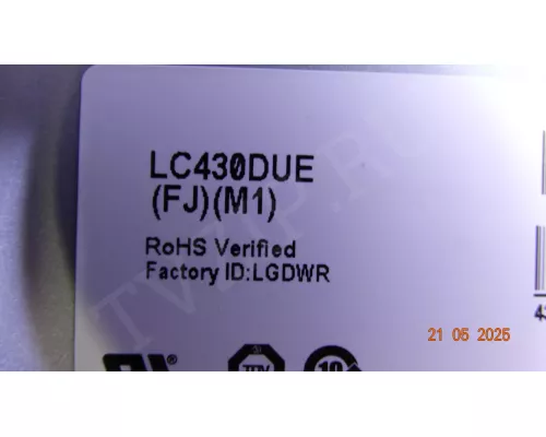 EAX66769503(1.2) EBU63666705 LG 43LH604V