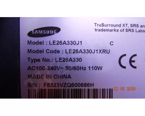 BN44-00192A SAMSUNG LE26A330J1 BN44-00192A SAMSUNG LE26A330J1