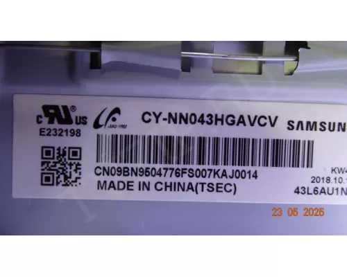BN44-00947A SAMSUNG UE43NU7120U BN44-00947A SAMSUNG UE43NU7120U