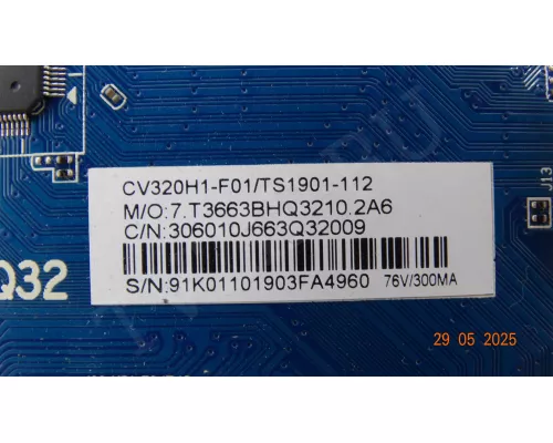CV3663BH-Q32 DEXP H32D7100E CV3663BH-Q32 DEXP H32D7100E