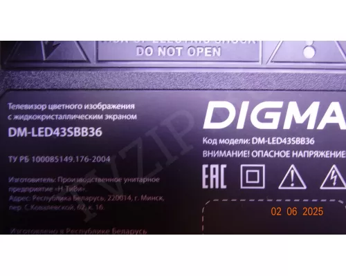 LB-C430-G7N-F-B-7-12-X1 DIGMA DM-LED43SBB36 LB-C430-G7N-F-B-7-12-X1 DIGMA DM-LED43SBB36