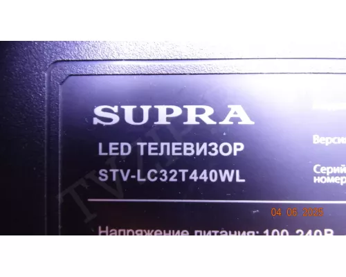 SJ.BK.D3200601-2835BS-F SUPRA STV-LC32T440WL SJ.BK.D3200601-2835BS-F SUPRA STV-LC32T440WL