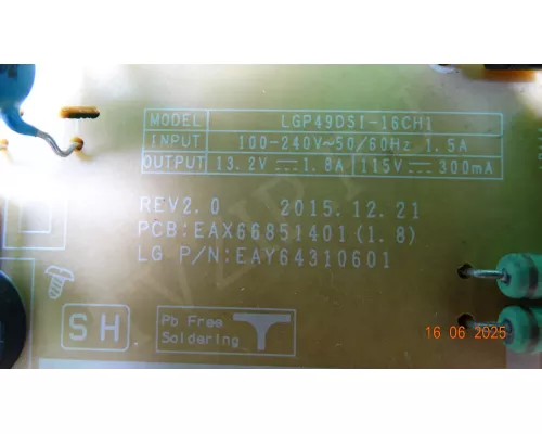 EAX66851401(1.8) для телевизоров LG