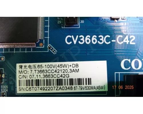 CV3663C-C42 VR 43VF02B CV3663C-C42 VR 43VF02B