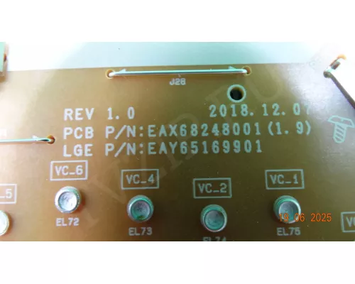 EAX68248001(1.9) LG 49NANO816NA