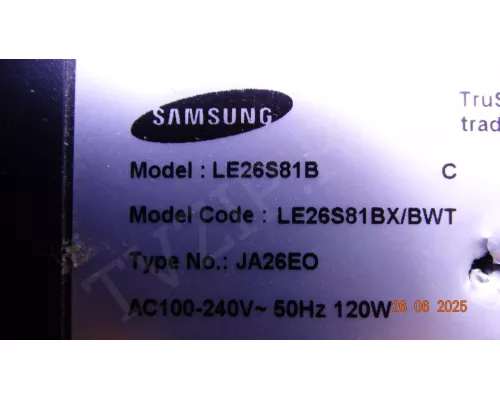 BN41-00878A BN94-01194P SAMSUNG LE26S81B BN41-00878A BN94-01194P SAMSUNG LE26S81B