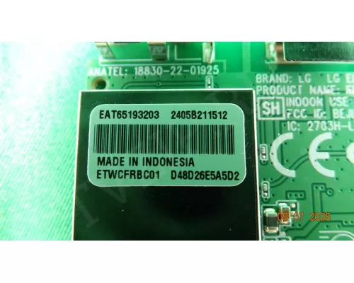 Wi-Fi EAT65193203 ETWCFRBC01 LG 55NANO80T6A