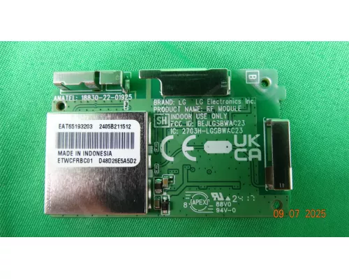Wi-Fi EAT65193203 ETWCFRBC01 LG 55NANO80T6A