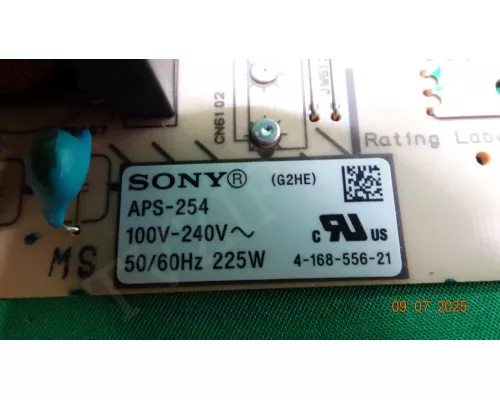 APS-254 4-168-556-21 SONY KLV-40BX400 APS-254 4-168-556-21 SONY KLV-40BX400