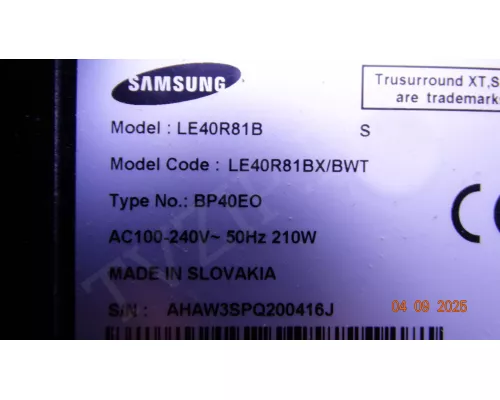 BN41-00839E BN94-01441W SAMSUNG LE40R81B BN41-00839E BN94-01441W SAMSUNG LE40R81B