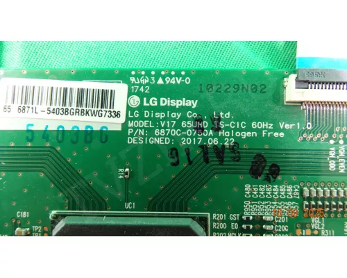 6870C-0750A LG 65UJ620V