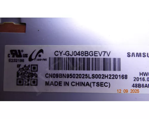 BN41-02353B BN94-09121B SAMSUNG UE48J5500AU