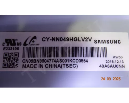 BN41-02568B BN94-12844E SAMSUNG UE49NU7140U