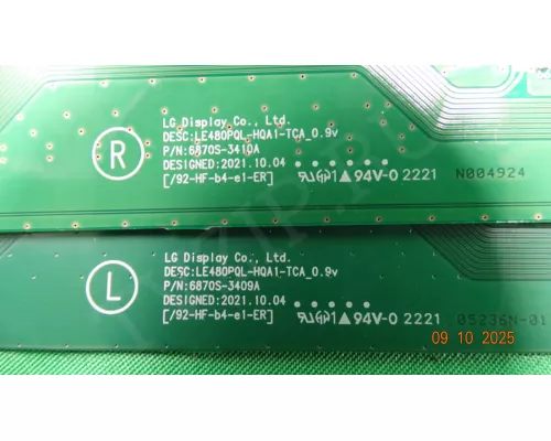 6870S-3409A 6870S-3410A LG OLED48C24LA 6870S-3409A 6870S-3410A LG OLED48C24LA