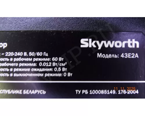 5844-A3M35G-0P00 VER00.03 SKYWORTH 43E2A