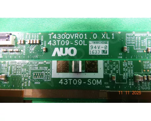 T430QVR01.0 43T09-S0M 43T09-S0L SAMSUNG UE43KU6500U