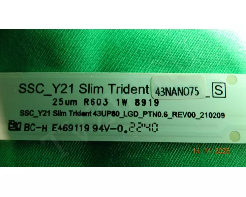 NEW SSC_Y21 SLIM TRIDENT 43NANO75_S LG 43UP81006LA