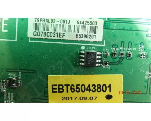 EAX67257604(1.0) EBU64425503 EBT65043801 LG 55EG9A7V