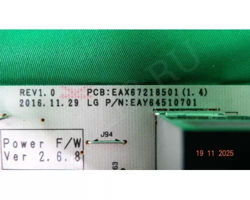 EAX67218501(1.4) LG 55EG9A7V