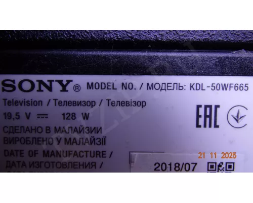 1-982-629-11 (173684511) SONY KDL-50WF665