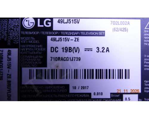 EAX67041506(1.2) EBU64424111 LG 49LJ515V